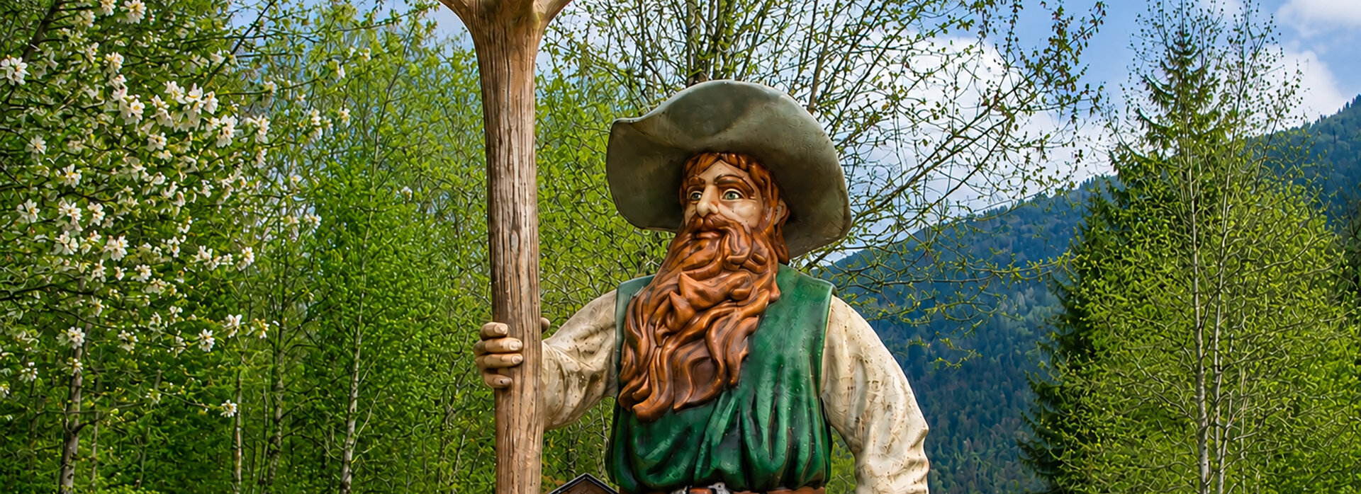 Rübezahl am Parkplatz