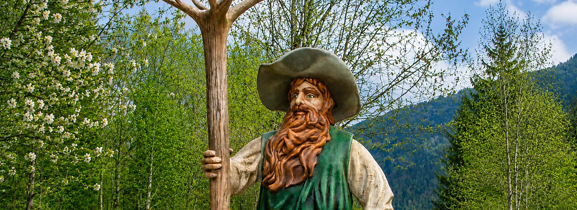 Rübezahl am Parkplatz